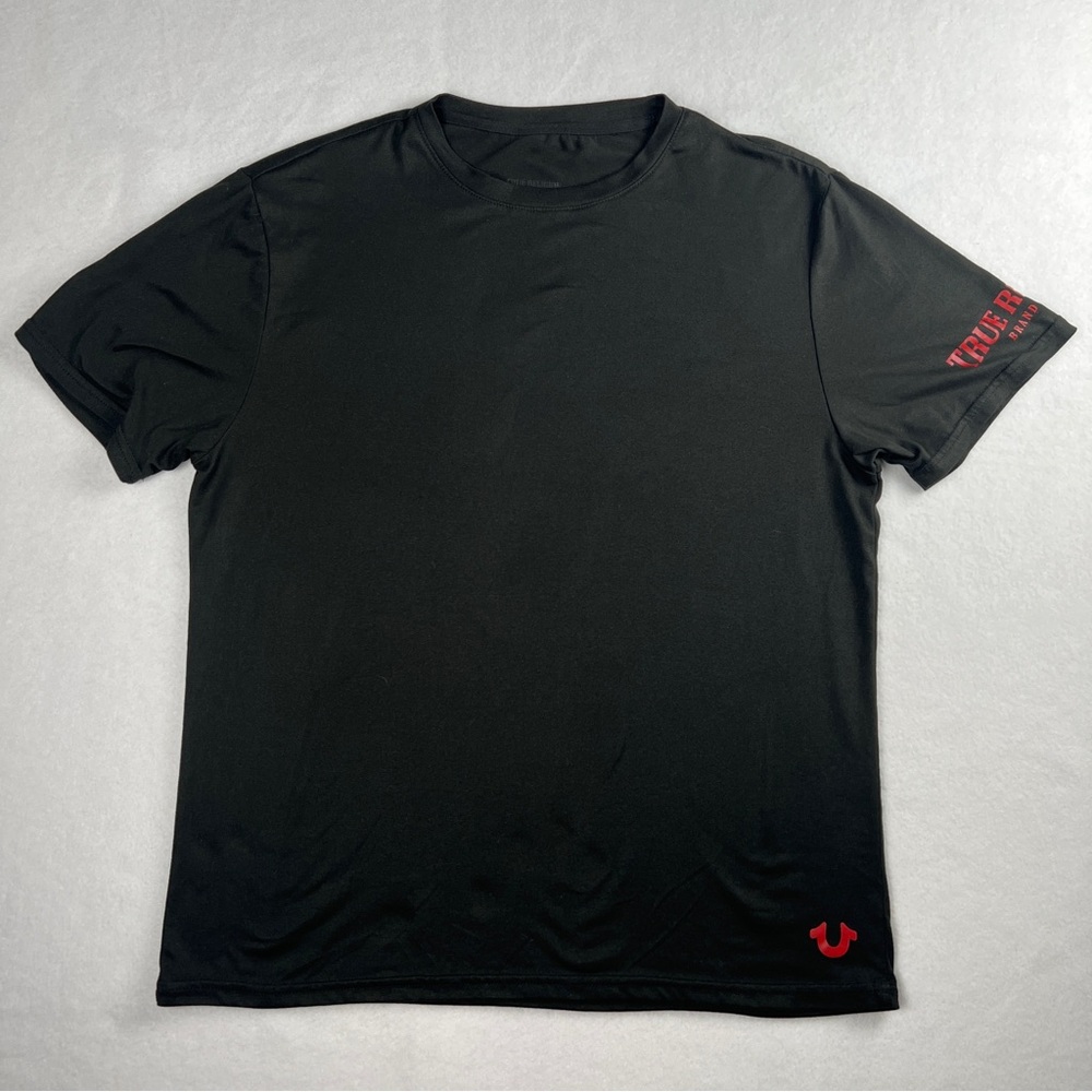 True Religion Men's Loungewear Black Top Medium‎